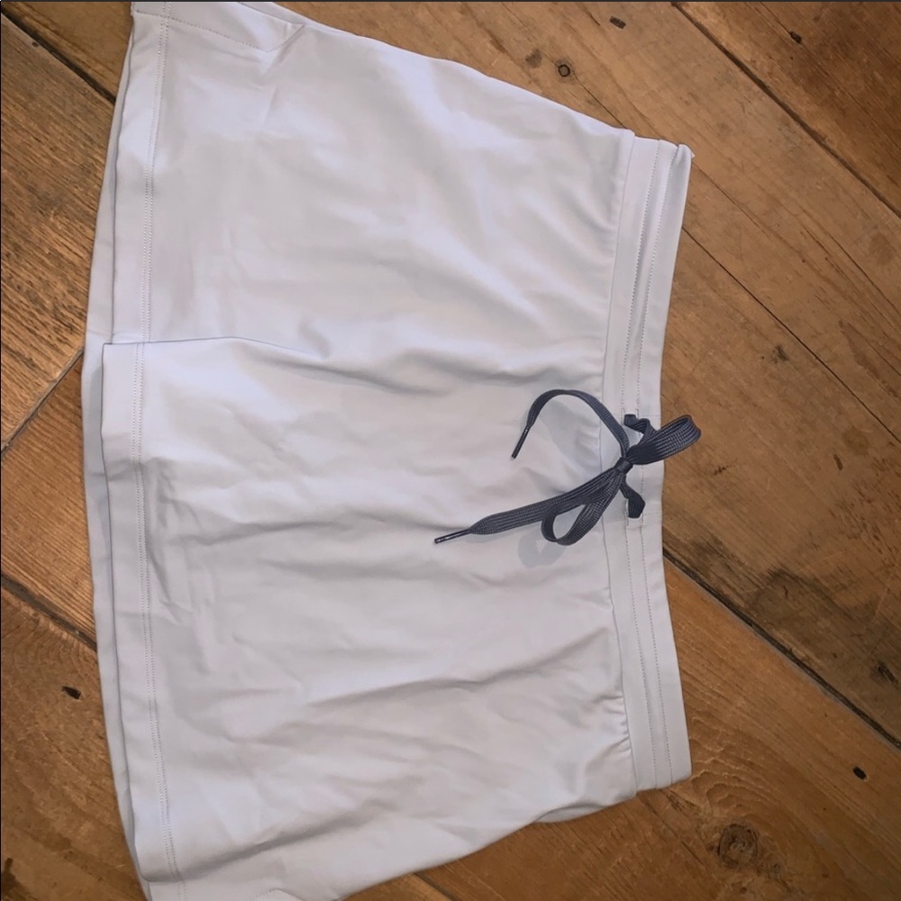 Outdoor voices speed skort in light blue